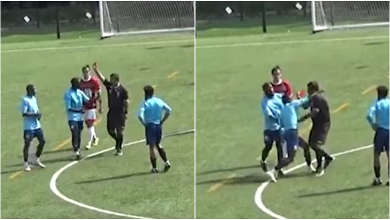 Παίκτης στα ερασιτεχνικά της Αγγλίας τιμωρήθηκε με δεκαετή αποκλεισμό για μπουνιά σε διαιτητή (vid)