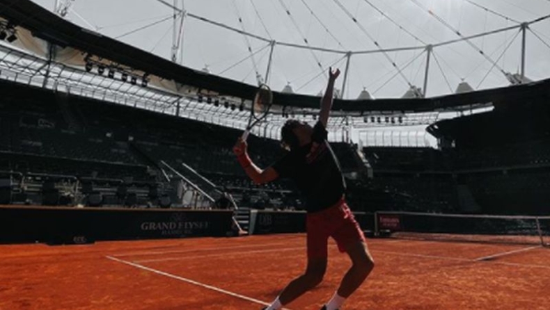 Ξεκίνησε προετοιμασία στο Αμβούργο ο Τσιτσιπάς (pic&vid)