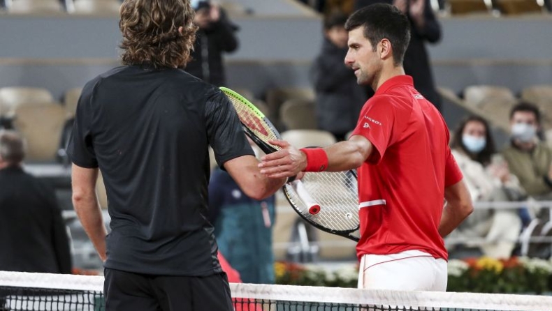 Νόβακ Τζόκοβιτς: «Συγχαρητήρια στον Στέφανο, είναι εξαιρετικός παίκτης» (vid)