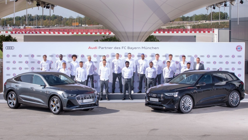 Με ηλεκτρικά Audi θα κυκλοφορούν οι παίκτες της Μπάγερν Μονάχου (pics & vid)