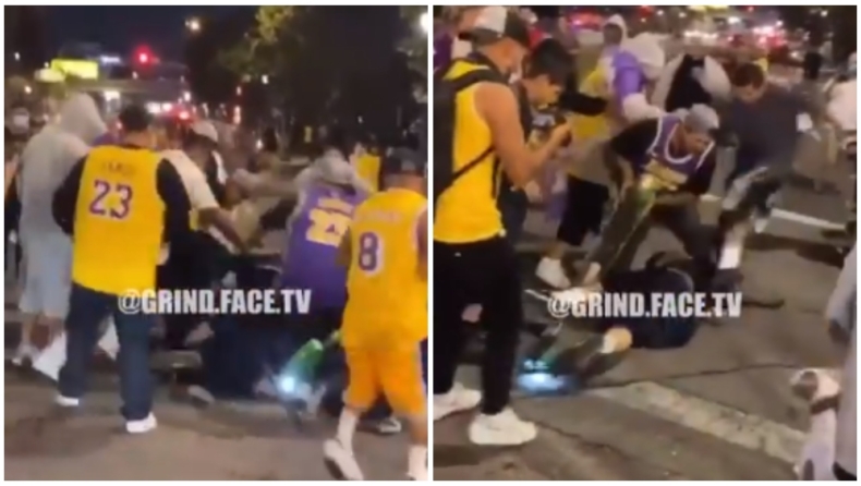 Έδειραν άνδρα που έβρισε τον Κόμπι μέσα στο Λος Άντζελες (vid)