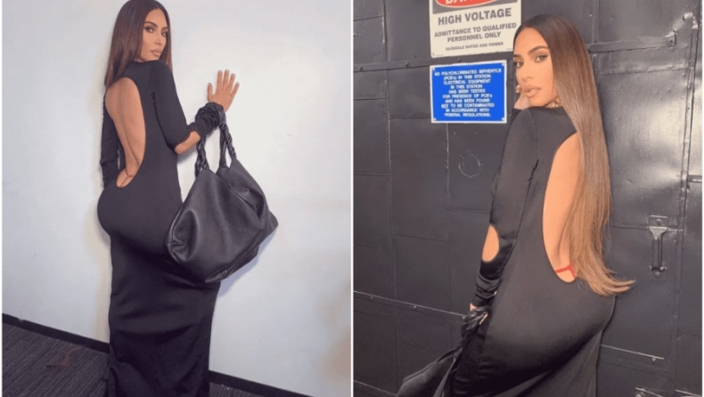 Η Kim Kardashian επαναφέρει την μόδα του να φαίνεται το κορδόνι από το στρινγκ (pics)