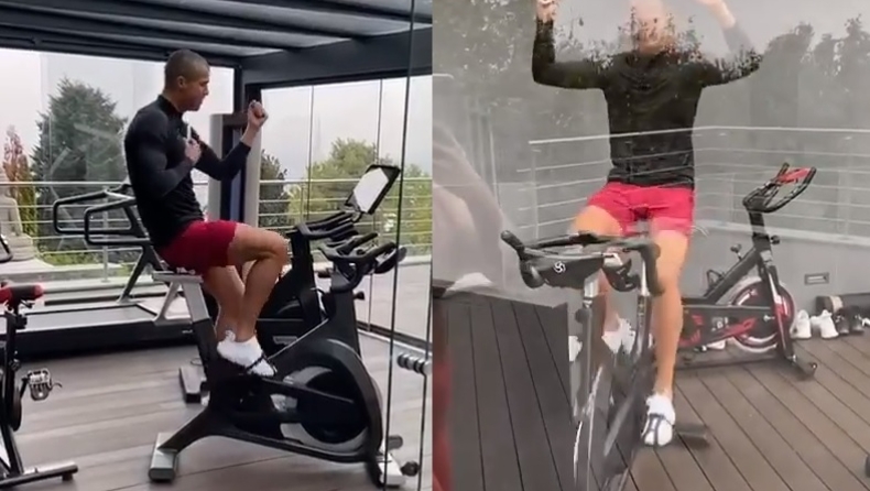 Κριστιάνο Ρονάλντο: Κούρεμα, γυμναστική και τραγούδι... σαν να μην συμβαίνει τίποτα! (vid)