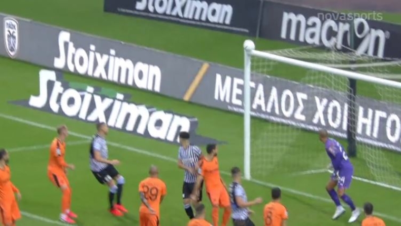 ΠΑΟΚ - ΟΦΗ: Ο Μάτος βρίσκει το δοκάρι με κεφαλιά! (vid)