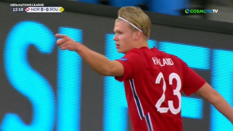 Χάαλαντ - Νορβηγία: Πρώτο χατ-τρικ με το εθνόσημο, έξι γκολ σε έξι συμμετοχές! (vid)