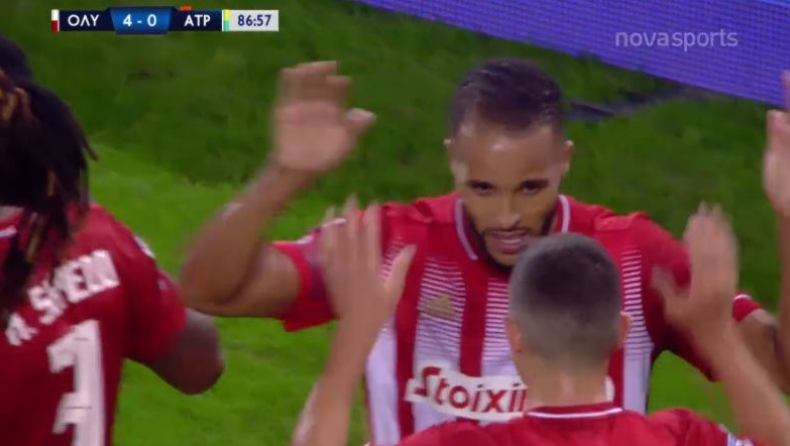 Ολυμπιακός - Ατρόμητος: Χατ-τρικ Ελ Αραμπί και 4-0! (vids)