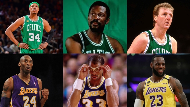 Tο απόλυτο crash test: All Time Lakers vs All Time Celtics! (poll)