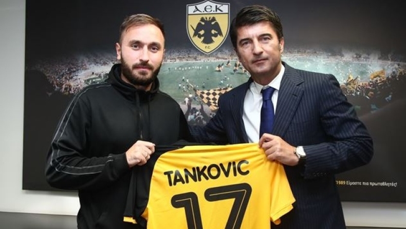 Παίκτης της ΑΕΚ και επίσημα ο Τάνκοβιτς!