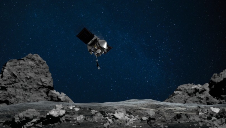 Το OSIRIS-REx κατάφερε να αγγίξει τον αστεροειδή Μπενού για να συλλέξει δείγμα