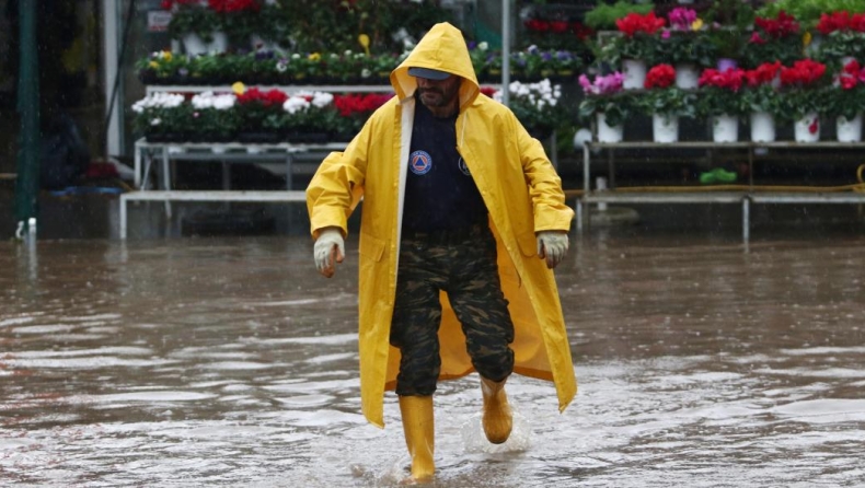 Καμπανάκι: Μεγάλος κίνδυνος για πλημμύρες την Τετάρτη στην Αττική (pic)