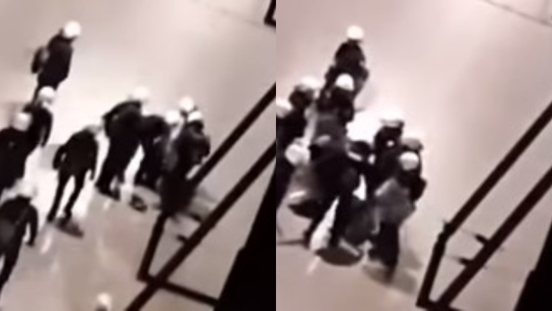 Πάτρα: Σάλος με βίντεο που δείχνει αστυνομικούς να χτυπούν διαδηλωτή (vid)