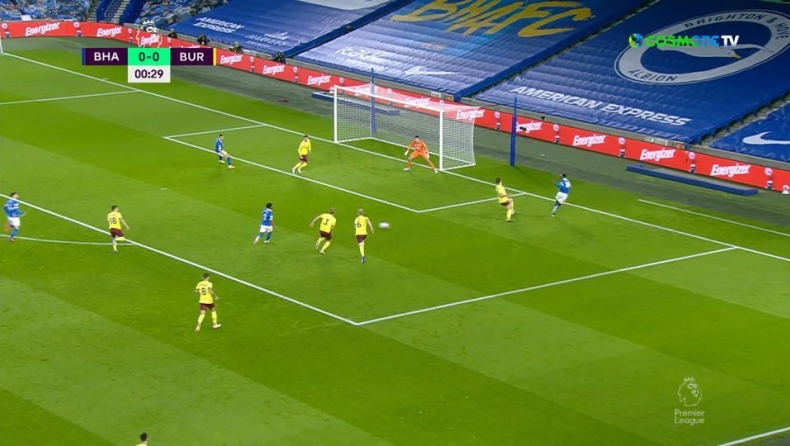 Μπράιτον - Μπέρνλι 0-0: Παρέμειναν χαμηλά... (vid)