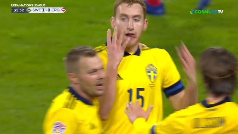 Σουηδία - Κροατία: Το πρώτο γκολ του Κουλουσέφσκι με το εθνόσημο (vid)