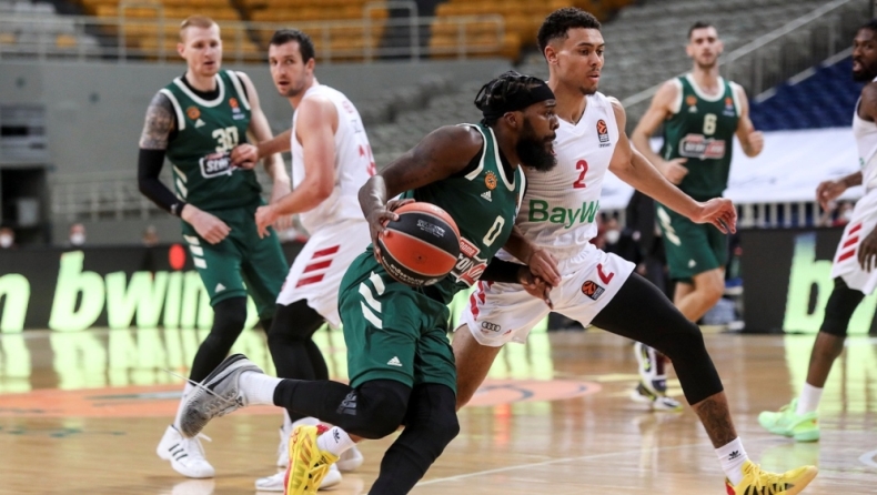 Βαθμολογία της EuroLeague: Ανέβηκε στο 3-6 ο Παναθηναϊκός