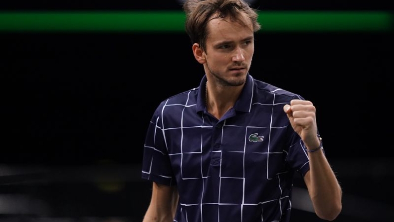 Paris Masters: Στους «4» και στο Νο4 ο Ντανίλ Μεντβέντεφ (vids)