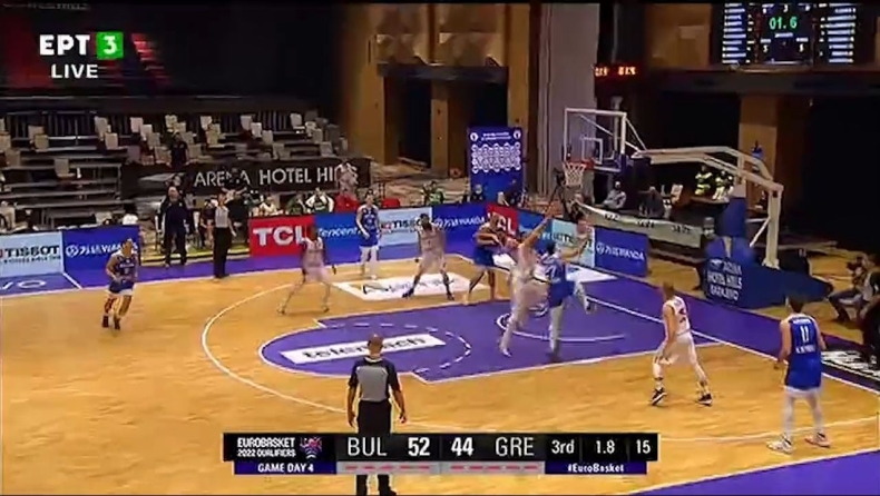 Βουλγαρία-Ελλάδα: Τάπα ο Καββαδάς και... buzzer beater ο Αθηναίου (vid)