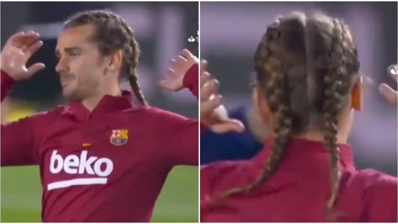 Γκριζμάν: Νέο look με... τρελά κοτσιδάκια (pic & vid)