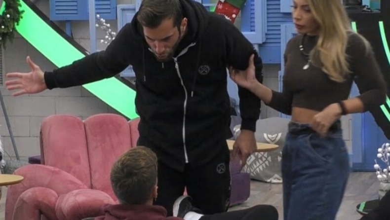 Σάλος με την παραλίγο σύρραξη Big Brother: «Τι θες τώρα ρε μ@λ@κ@, μην σου δώσω χαστούκι» (vid)