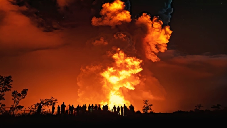 Κόκκινος συναγερμός: «Ξύπνησε» το ηφαίστειο Κιλαουέα (vids)