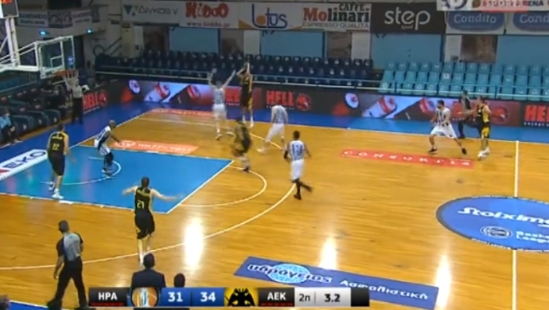 Ηρακλής - ΑΕΚ: Buzzer-beater του Ματσιούλις στο Ιβανώφειο! (vid)