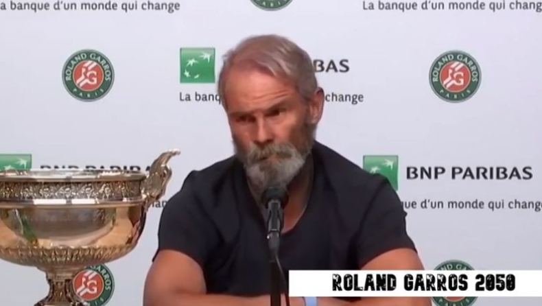 Ράφα Ναδάλ: Ο 64χρονος Ισπανός κερδίζει το Roland Garros 2050 (vid)