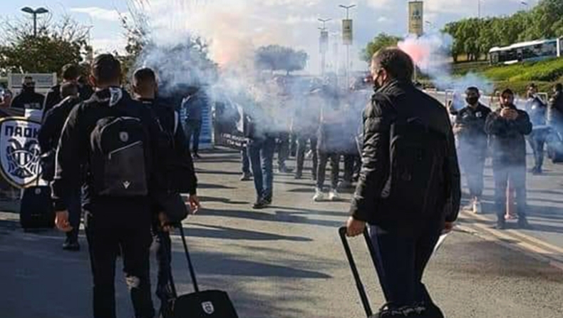 Ομόνοια-ΠΑΟΚ: Λατρεία για ΠΑΟΚ και Γκαρσία στη Λάρνακα! (vids & pics)