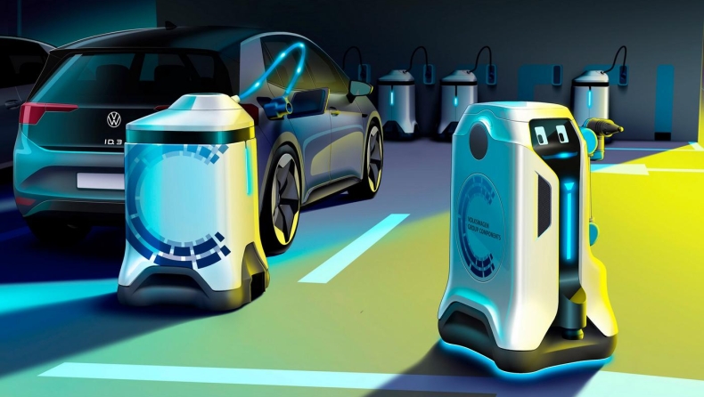 Αυτόνομα ρομπότ θα φορτίζουν τα ηλεκτρικά Volkswagen