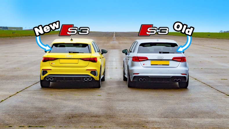 Το νέο Audi S3 «τα βάζει» με τον προκάτοχό του (vid)
