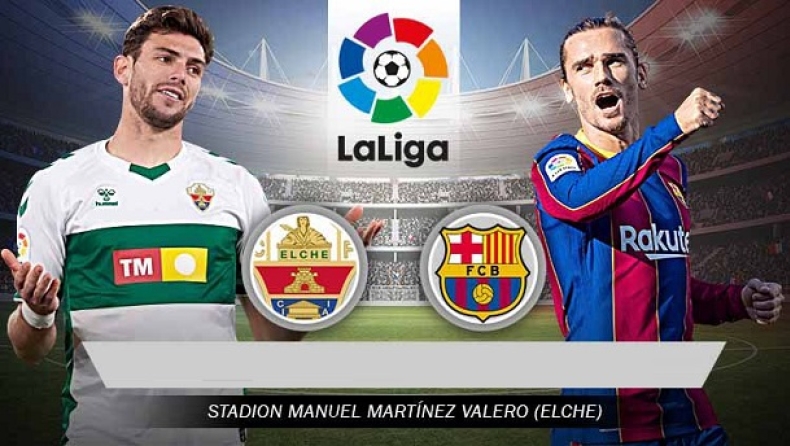 LIVE: Έλτσε – Μπαρτσελόνα