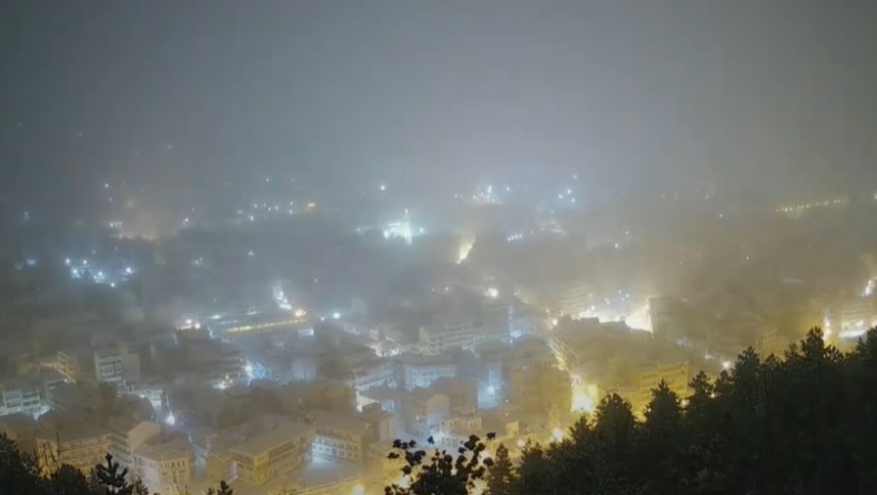 Το πέρασμα του χιονιά από τη Φλώρινα σε ενάμισι λεπτό: Εντυπωσιακό timelapse βίντεο