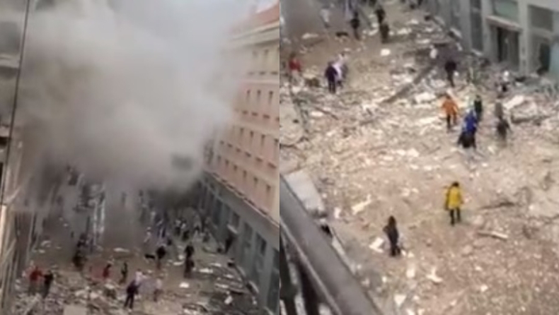 Ισχυρή έκρηξη στο κέντρο της Μαδρίτης (vids)