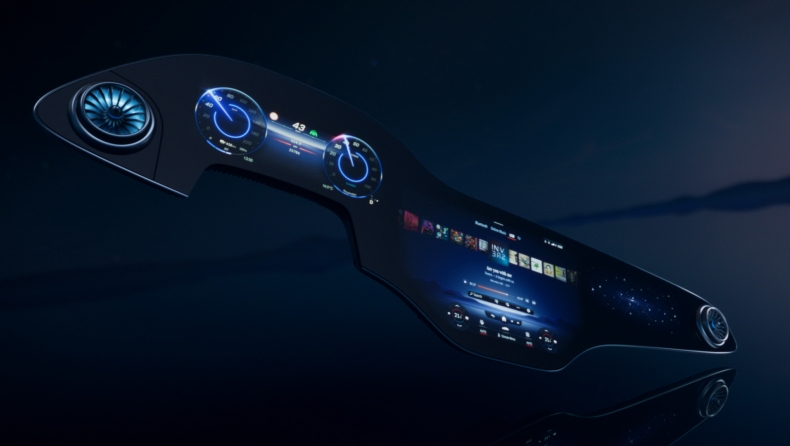 Hyperscreen, η νέα εποχή στις οθόνες από τη Mercedes (vid)