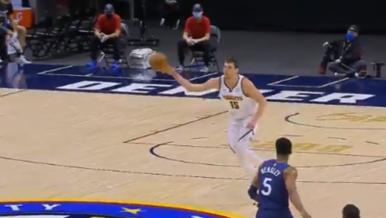 Γιόκιτς: Αδιανόητη ασίστ κάτω από τα πόδια αντιπάλου! (vid)