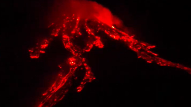Εξερράγη κρατήρας του ηφαιστείου της Αίτνας στην Ιταλία: Δείτε live την εικόνα (vid)