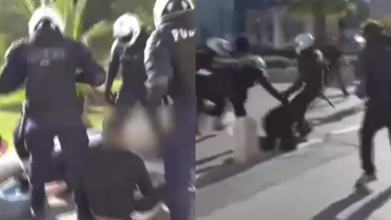 Φοιτητές καταγγέλλουν αστυνομική βία: «Μηχανή της ΕΛΑΣ με πάτησε στο πόδι» (vid)