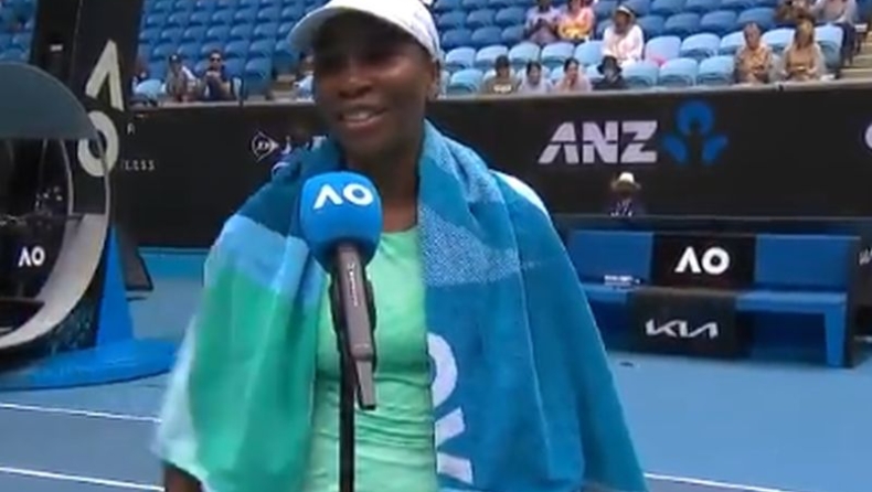 Australian Open: Κερδίζει και στα 40 η Βένους Ουίλιαμς (vid)