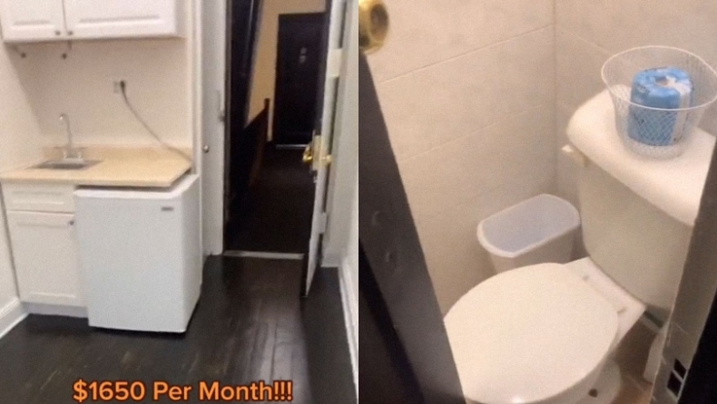 Το χειρότερο διαμέρισμα στη Νέα Υόρκη: Νοικιάζεται 1650 δολάρια το μήνα (vid)
