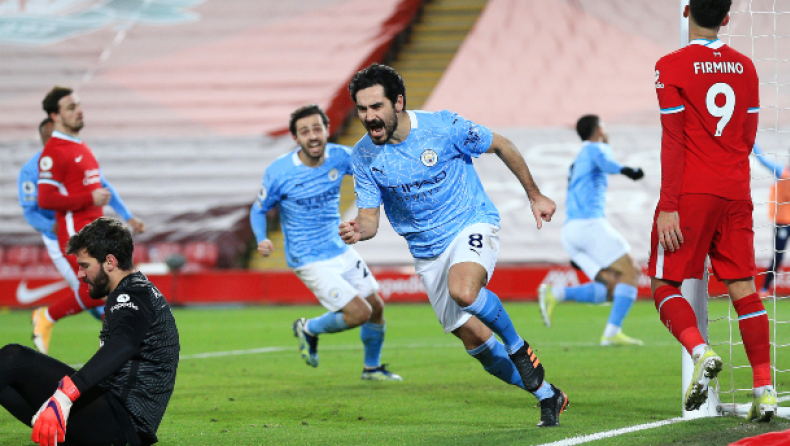 Λίβερπουλ – Μάντσεστερ Σίτι 1-4: Παράδοση στέμματος! (vid)