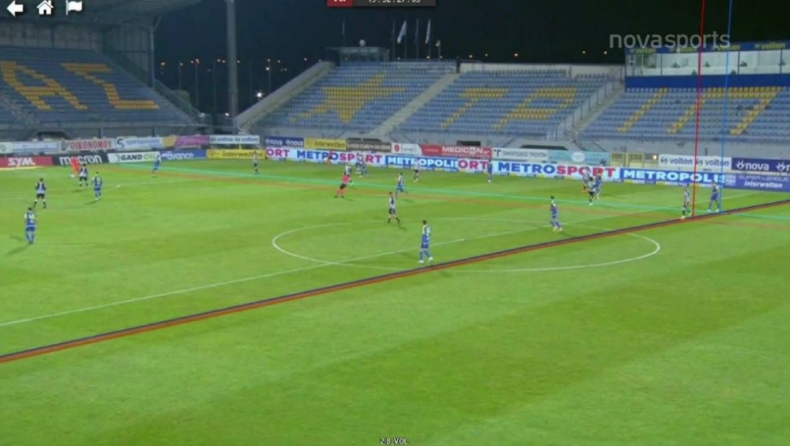 Αστέρας Τρίπολης - ΠΑΟΚ: Ακυρώθηκε το γκολ του Κρμέντσικ για οφσάιντ μετά από χρήση VAR (vid)