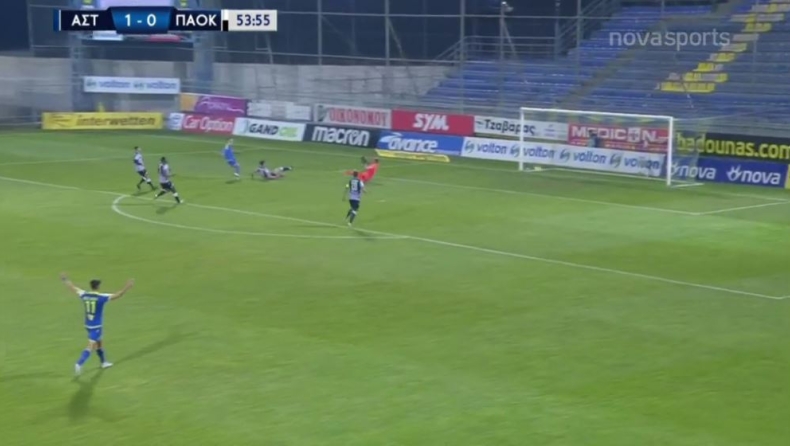 Αστέρας Τρίπολης - ΠΑΟΚ: Ο Μπαράλες έκανε τη δουλειά και ο Φερνάντεθ το 2-0 (vid)