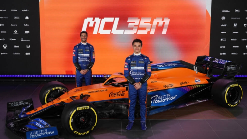 Aυτή είναι η νέα McLaren MCL35M της εφετινής σεζόν (pics & vids)