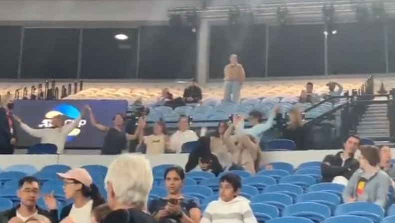 ATP Cup: Έλληνες ομογενείς χορεύουν νησιώτικα στην Rod Laver Arena (vid)