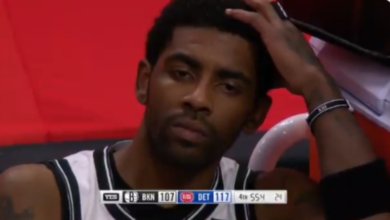 Η απογοήτευση του Ίρβινγκ για την εικόνα των Νετς σε ένα πλάνο! (vid)