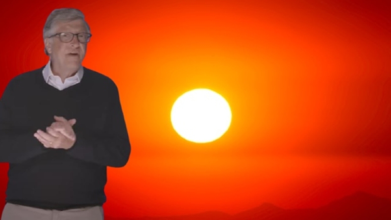 Θεωρία συνωμοσίας ισχυρίζεται ότι ο Μπιλ Γκέιτς προσπαθεί να αποκλείσει τον ήλιο (pics & vid)