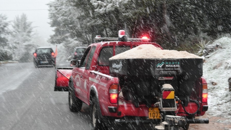 Απαγόρευση κυκλοφορίας στην Εθνική Οδό: Κανένα αυτοκίνητο από Αφίδνες έως Αγ. Τριάδα