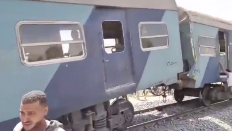 Απίστευτη σύγκρουση τρένων στην Αίγυπτο με 32 νεκρούς (vid)