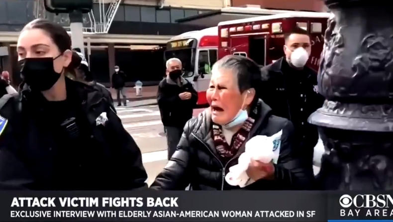 Ατρόμητη 76χρονη έστειλε στο νοσοκομείο τον άντρα που της επιτέθηκε! (pics & vids)