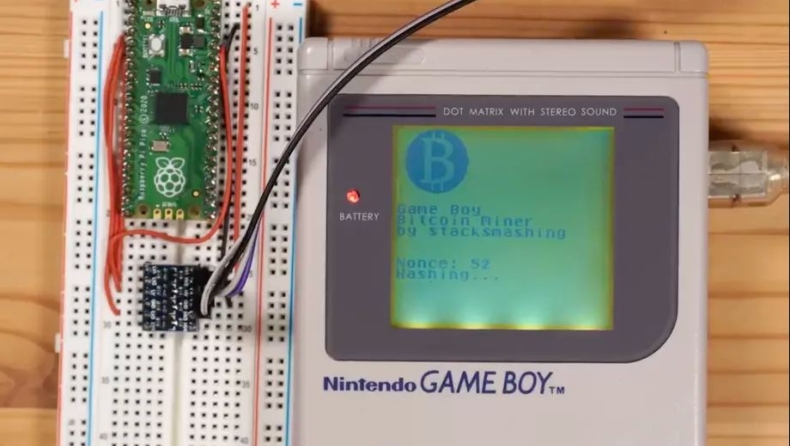 Modder μετατρέπει Game Boy για να κάνει mine Bitcoins (vid)