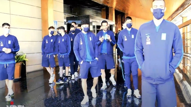 Εθνική Ελλάδας: Πρωινή βόλτα πριν το ματς με τους Ισπανούς (vid)