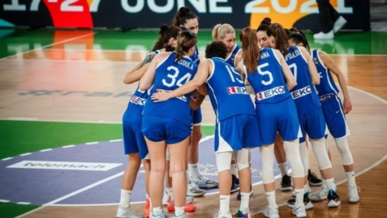 Eurobasket Γυναικών: Στο τελευταίο γκρουπ δυναμικότητας η Ελλάδα
